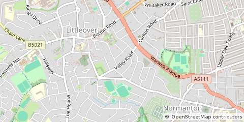 Map of Derby