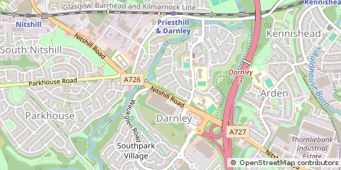 Map of Glasgow