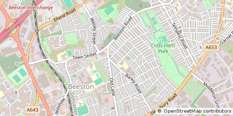 Map of Leeds