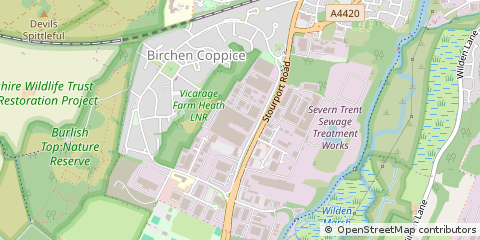 Map of Kidderminster