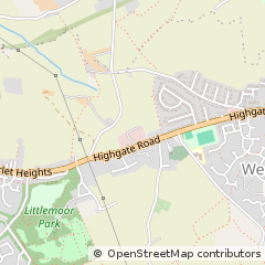 Map of Bradford, West Yorkshire