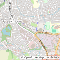 Map of Poole, Dorset