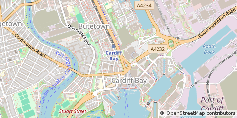 Map of Cardiff