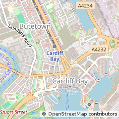 Map of Cardiff