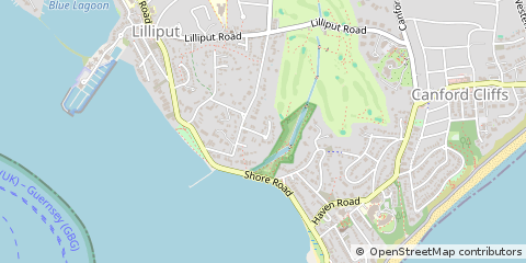 Map of Poole, Dorset
