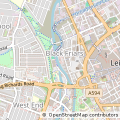 Map of Leicester
