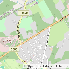 Map of Windlesham