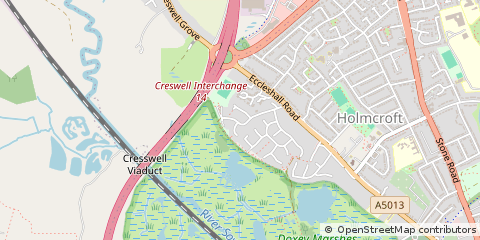 Map of Stafford