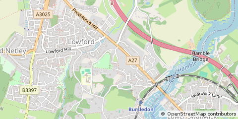 Map of Southampton, Hampshire