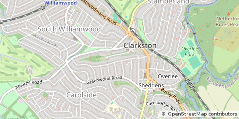 Map of Glasgow