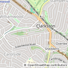 Map of Glasgow