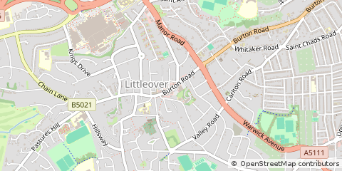 Map of Derby