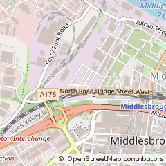 Map of Middlesbrough