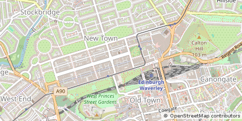 Map of Edinburgh
