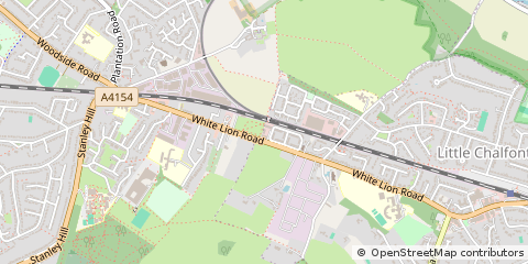 Map of Amersham, Buckinghamshire