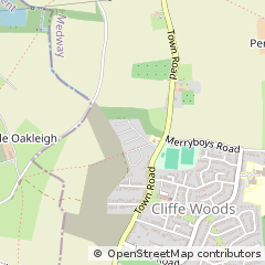 Map of Rochester, Kent