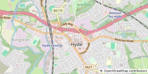 Map of Cheshire