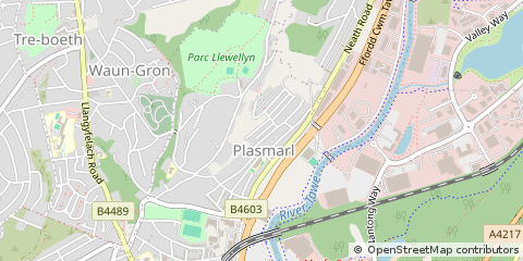 Map of Swansea