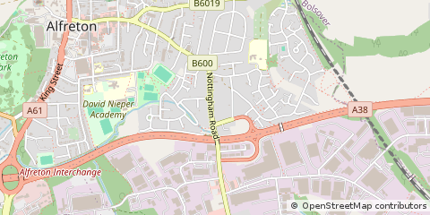 Map of Alfreton