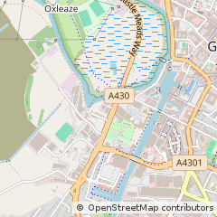 Map of Gloucester, Gloucestershire