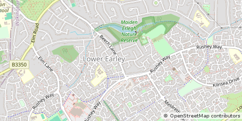 Map of Reading