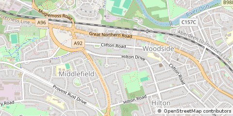 Map of Aberdeen
