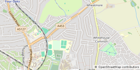 Map of Worcester, Worcestershire