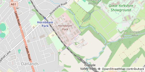 Map of Harrogate, North Yorkshire
