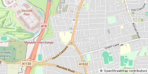 Map of Middlesbrough