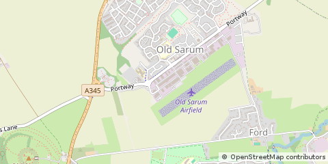 Map of Salisbury, Wilts