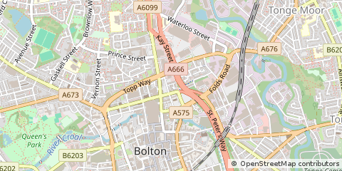 Map of Bolton