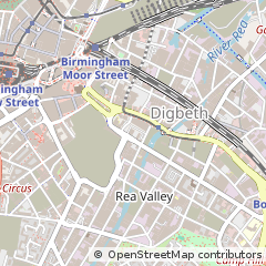 Map of Birmingham, West Midlands