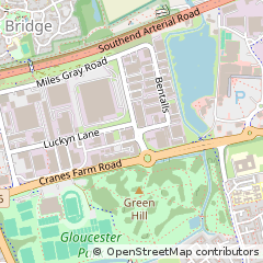 Map of Basildon