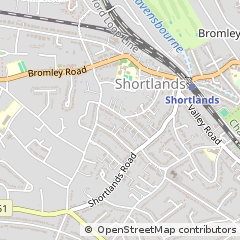 Map of Bromley, Kent