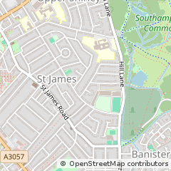Map of Southampton, Hampshire
