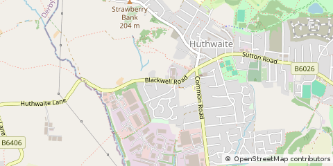 Map of Sutton-in-Ashfield