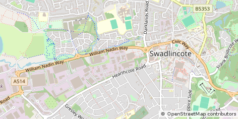 Map of Derby, Derbyshire