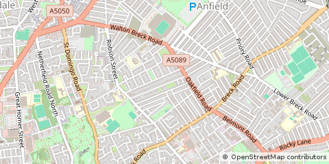 Map of Liverpool