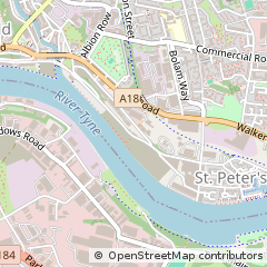Map of Newcastle Upon Tyne