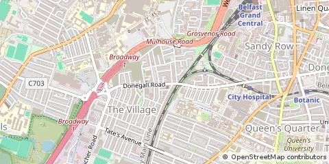 Map of Belfast
