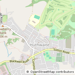 Map of Sutton-in-Ashfield, Nottinghamshire