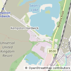 Map of Bedford, Bedfordshire