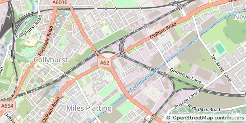 Map of Manchester