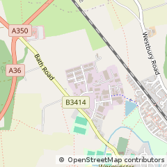 Map of Warminster, Wiltshire