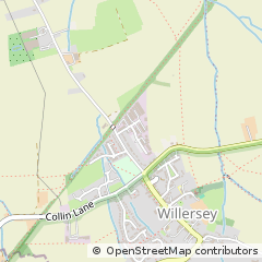 Map of Willersey, Worcs