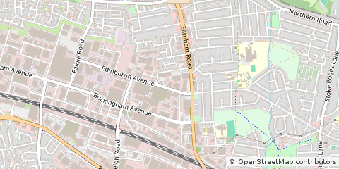 Map of Slough, Berkshire