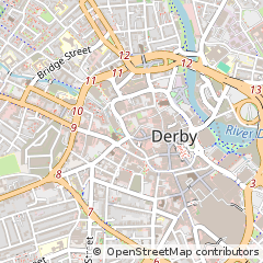 Map of Derby, Derbyshire