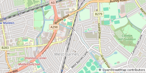 Map of Surrey