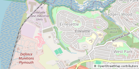 Map of Plymouth, Devon