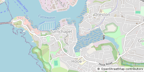 Map of Plymouth, Devon